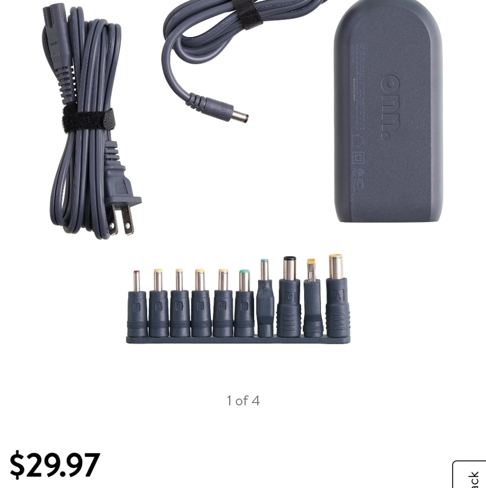 Universal laptop charging adapter